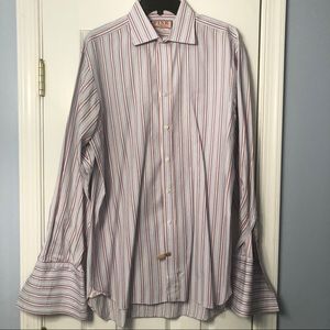 Men’s Pink Thomas Pink Formal Striped Shirt